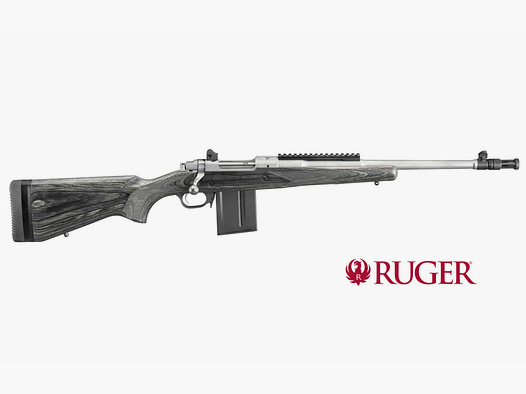 Fusil Ruger Gunsite Scout MFD en acier inoxydable