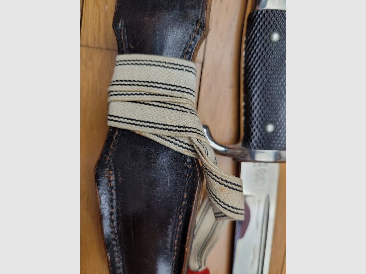 RARE baionetta di uscita tedesca – III Reich – rarissima corda SS-VT – futura Waffen-SS – WKC TBE+, immagine 7 di 12