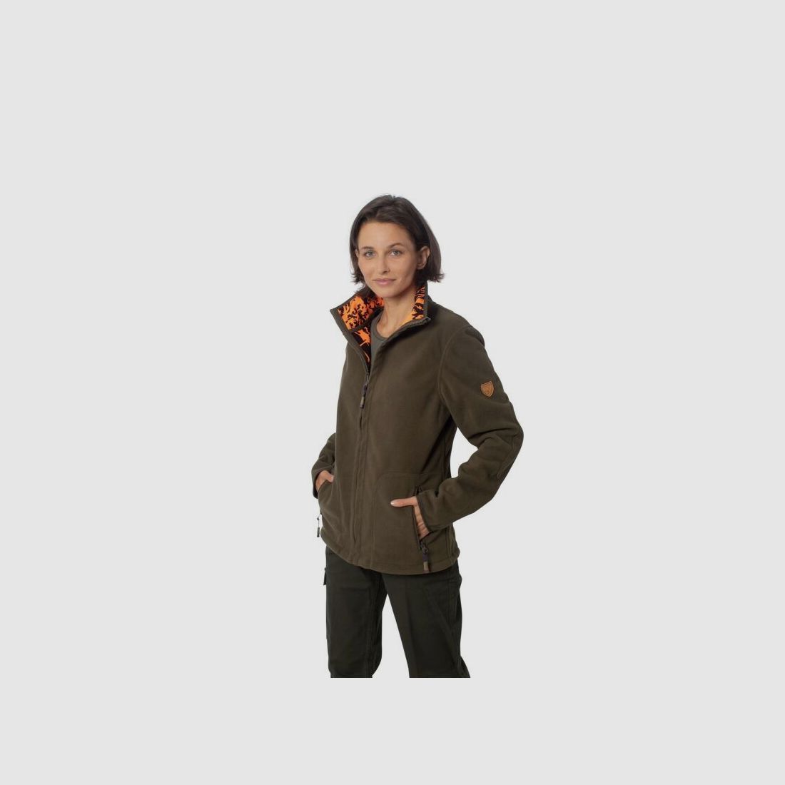 Hubertus Damen Wende-Fleecejacke "Pirsch"