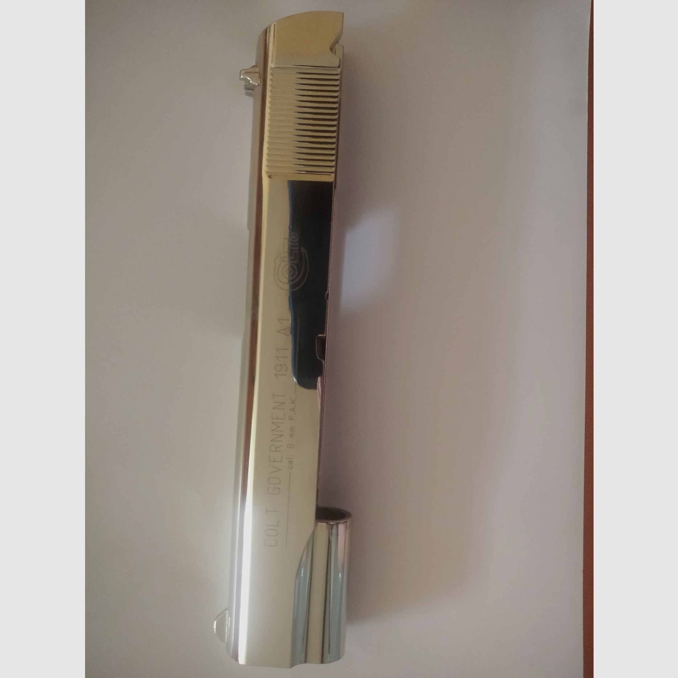 Colt 1911 Government 9mm pak by Umarex slide in chrome