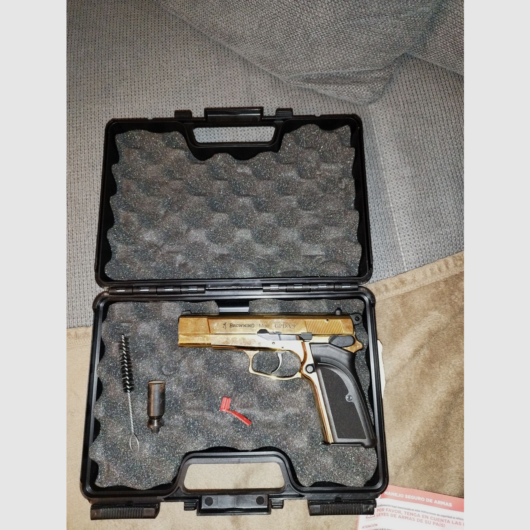 Browning GPDA 9 Gold Finish (24 Karat)
