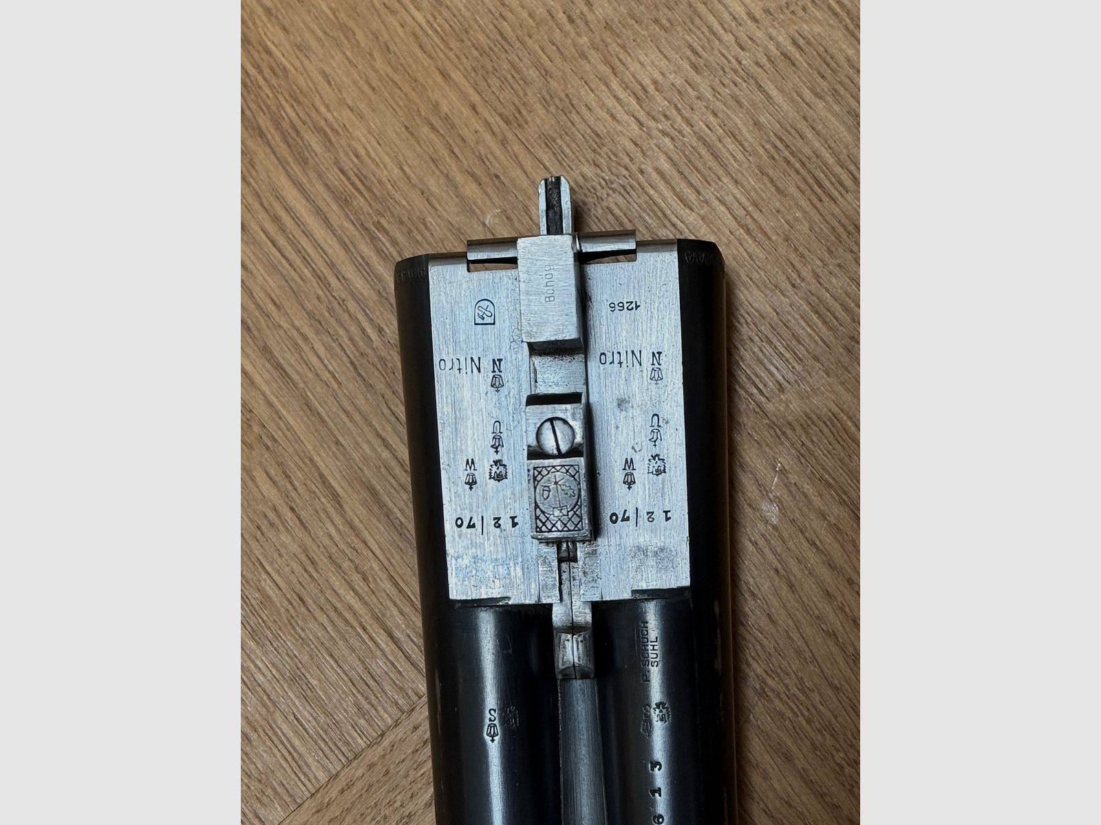 Escopeta doble Bühag Suhl 12/70