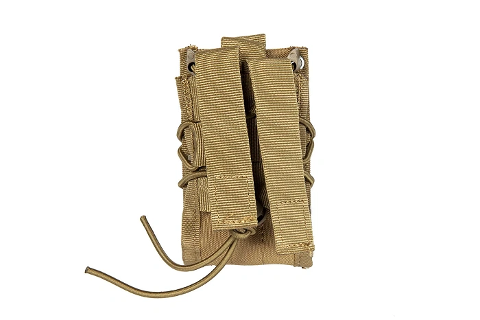 Porte-chargeur double pour fusil, style shingle – tan, image 7 sur 8