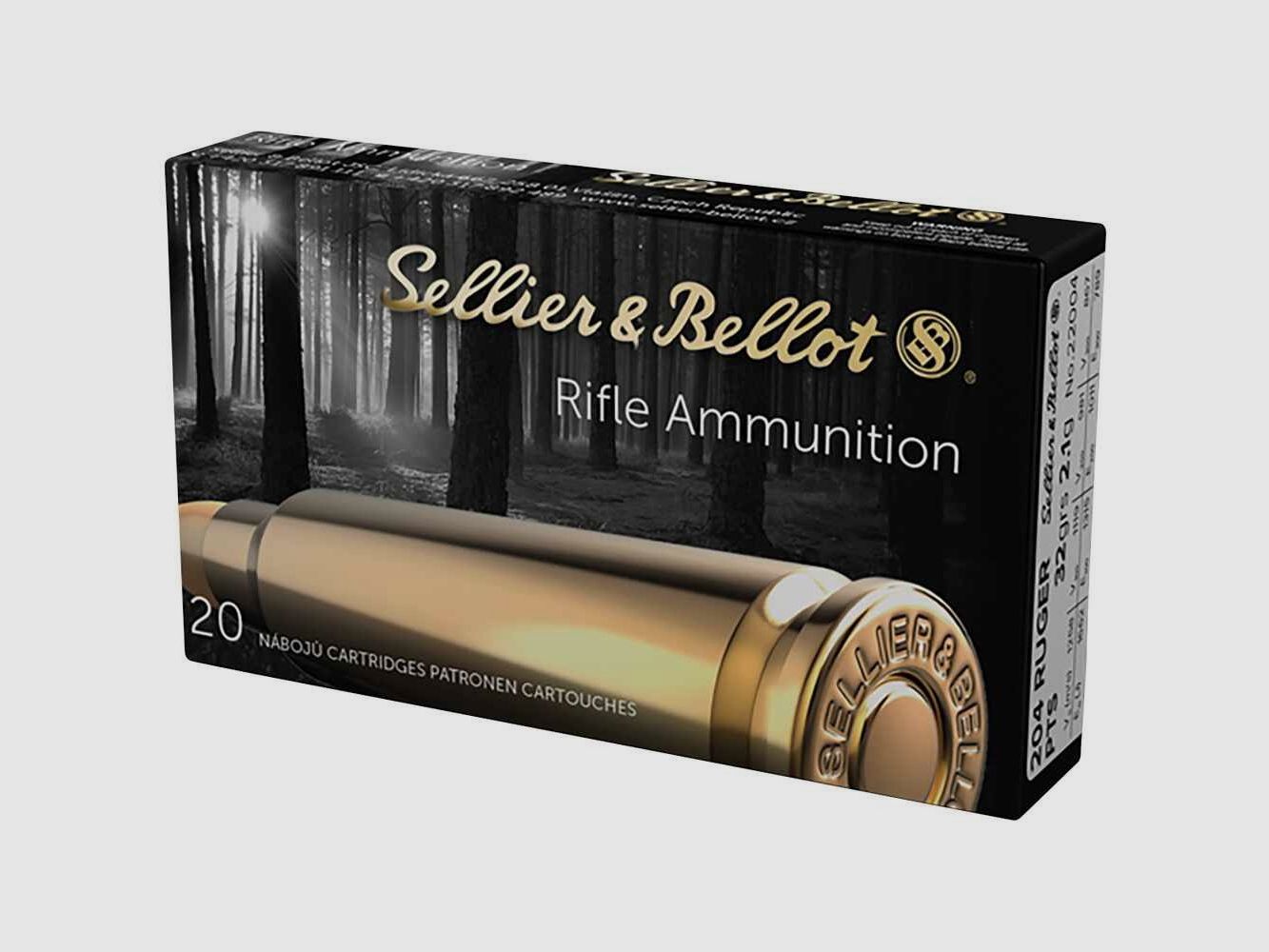.204 Ruger PTS TLM 2,1g/32grs. Sellier & Bellot