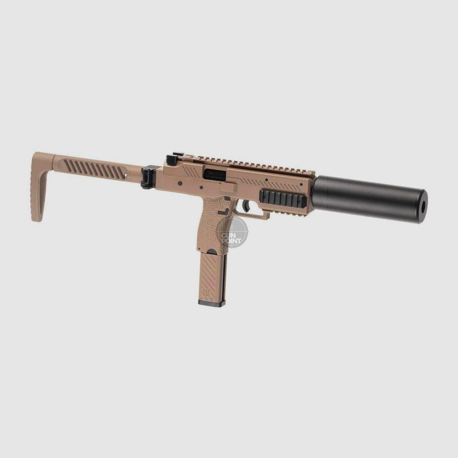 Softair - Maschinenpistole - VORSK VMP-1 SMG GBB Set Semi FDE - ab 18, ber 0,5 Joule