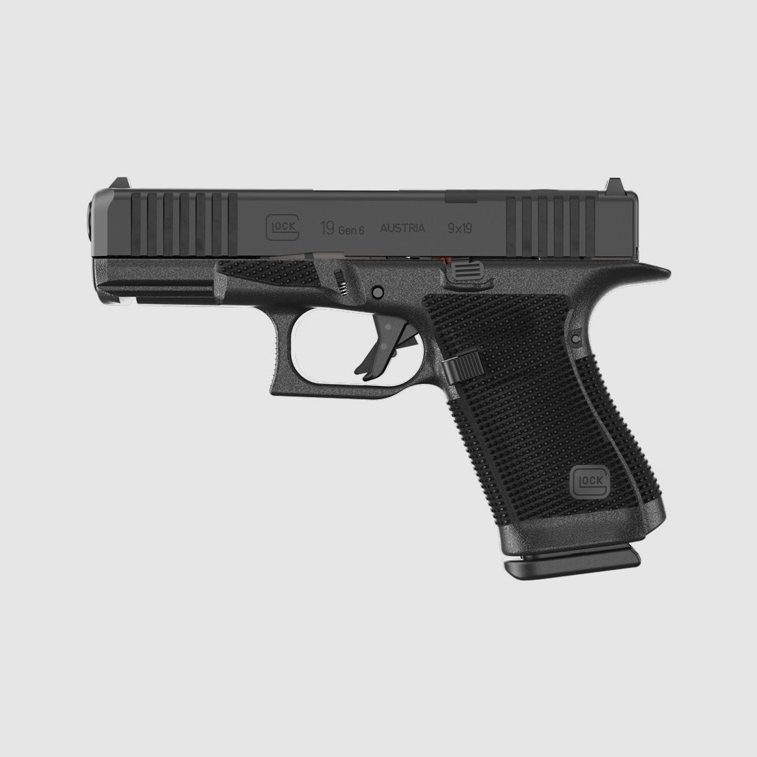 Glock G19 GEN.6 9mmLuger 15 Schuss - 1 Reservemagazin, 9mmLuger, Bild 1 von 4