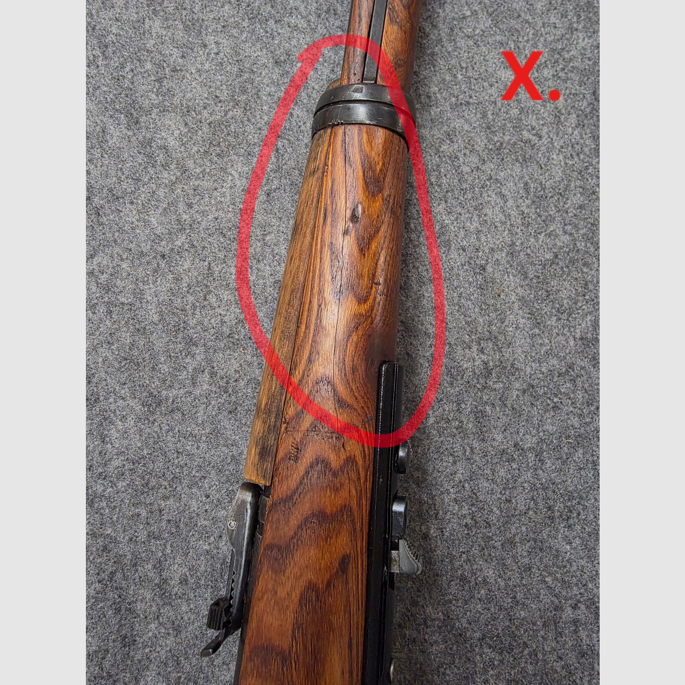 K98 Karabiner Umbau Schießbuden Luftgewehr Repetierer Kal. 4.4mm Haenel Mod. 310