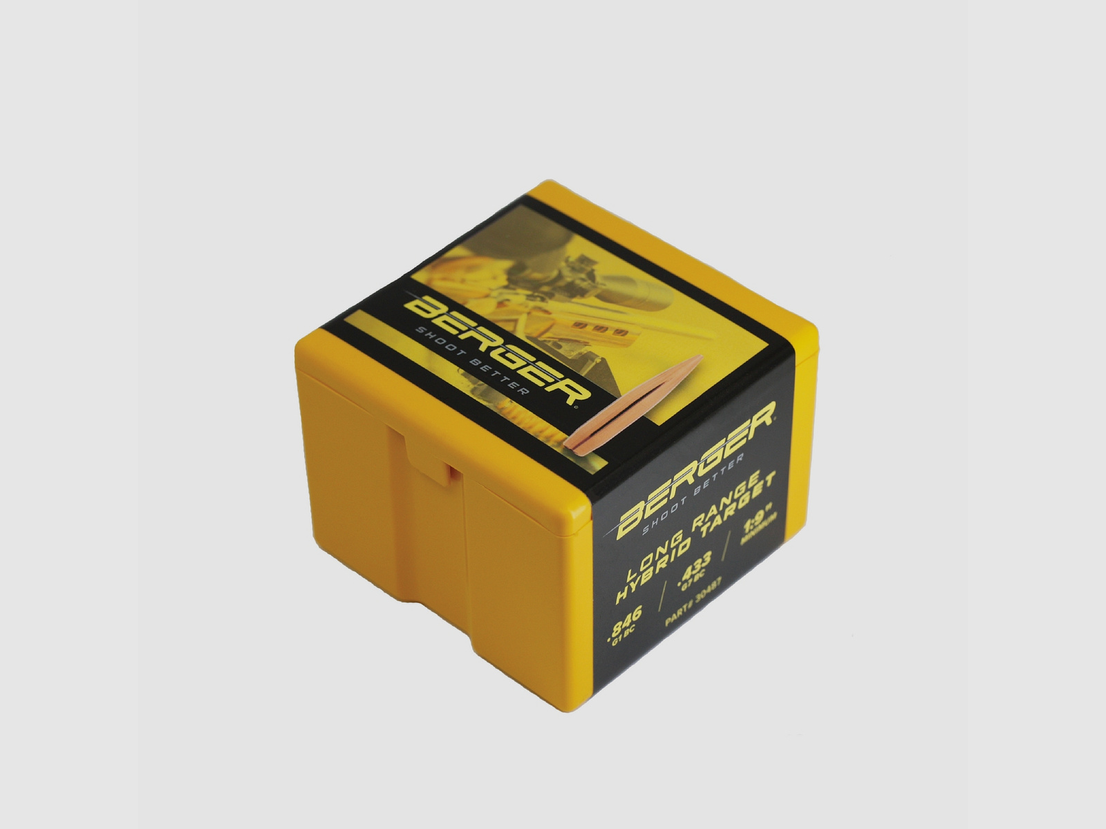 Proiettile Berger .30 Long Range Hybrid Target 245GR 100 Pezzi