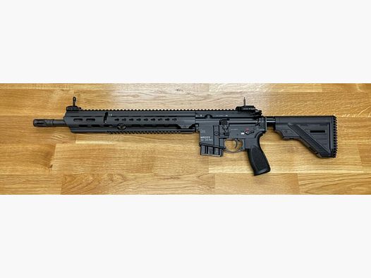 Heckler & Koch MR223 A3 Slim-Line 16,5" cañón - rifle semiautomático .223Rem guardamanos largo - color negro - aprobado deportivamente! - versión civil H&K 416