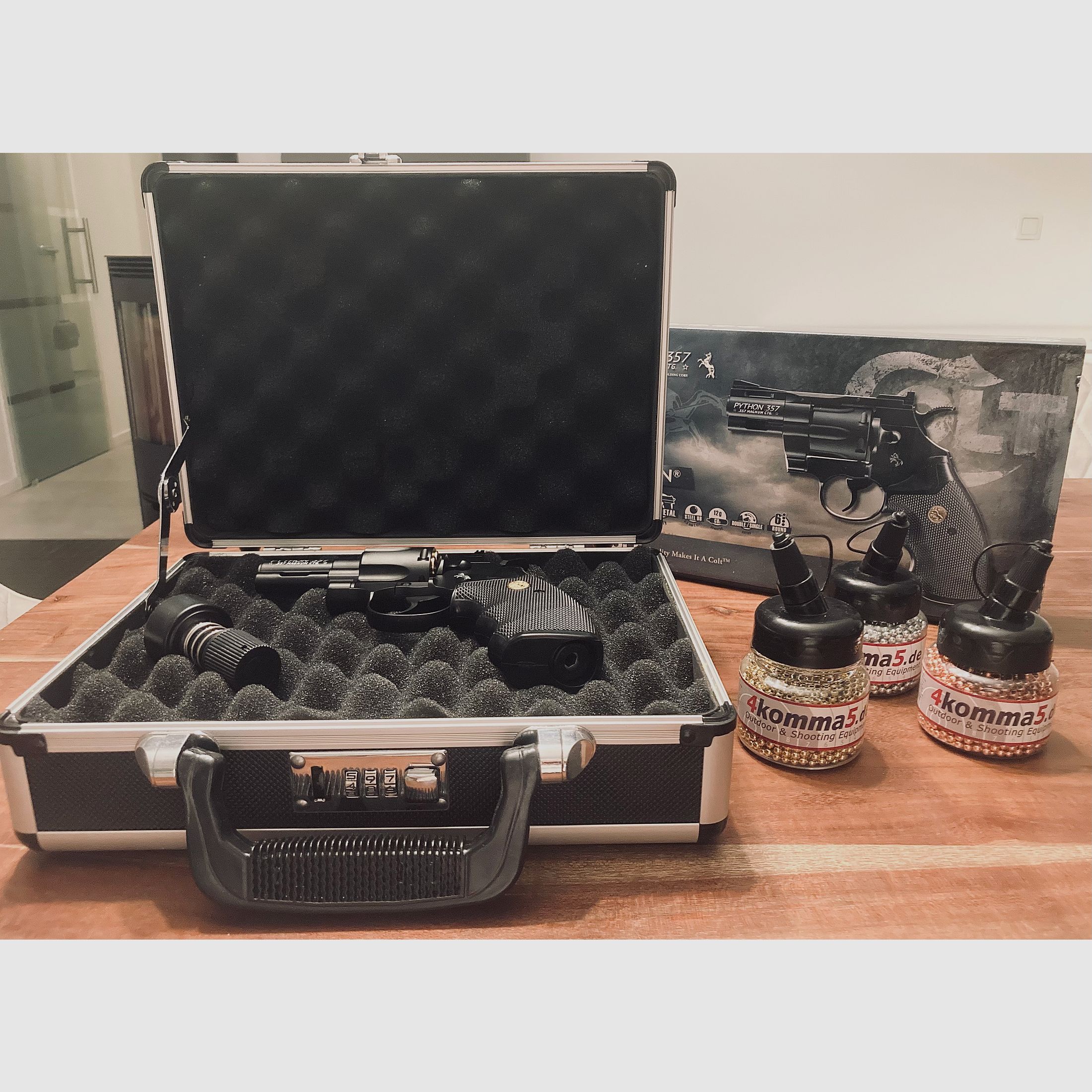 Set: Umarex Colt Python 2.5" full metal steel BB CO2