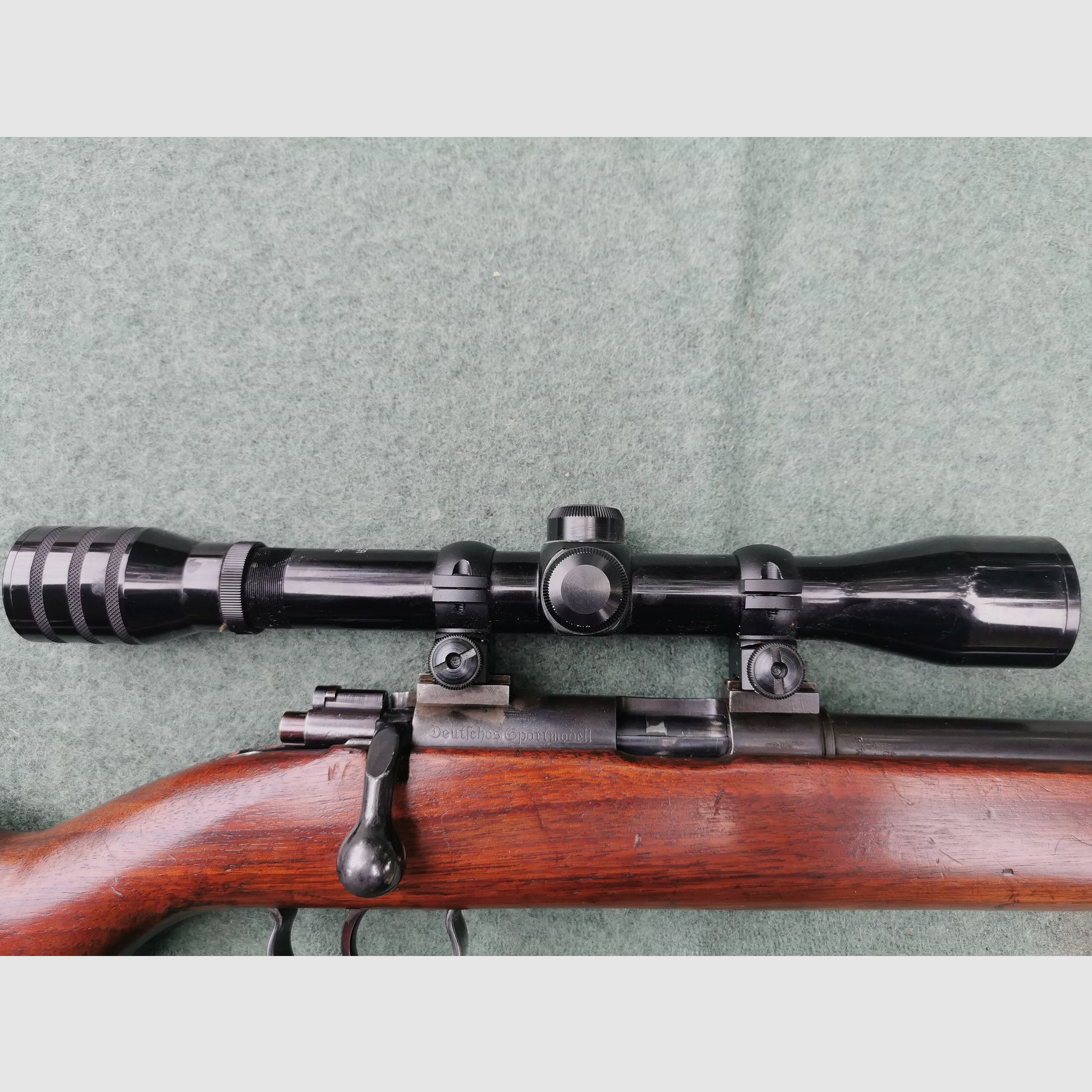 Einzellader Walther KK mit Hunter 4x33