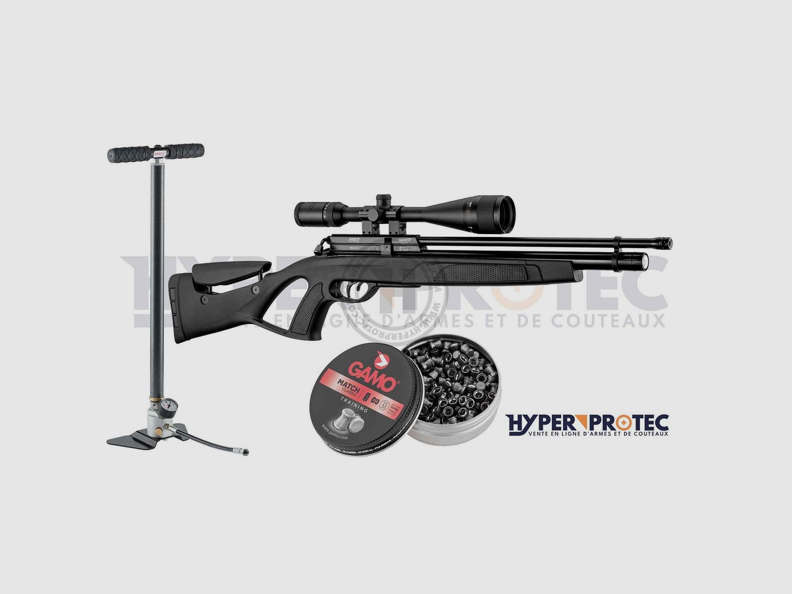 Pack Gamo Coyote Tactical + Zielfernrohr + Pumpe