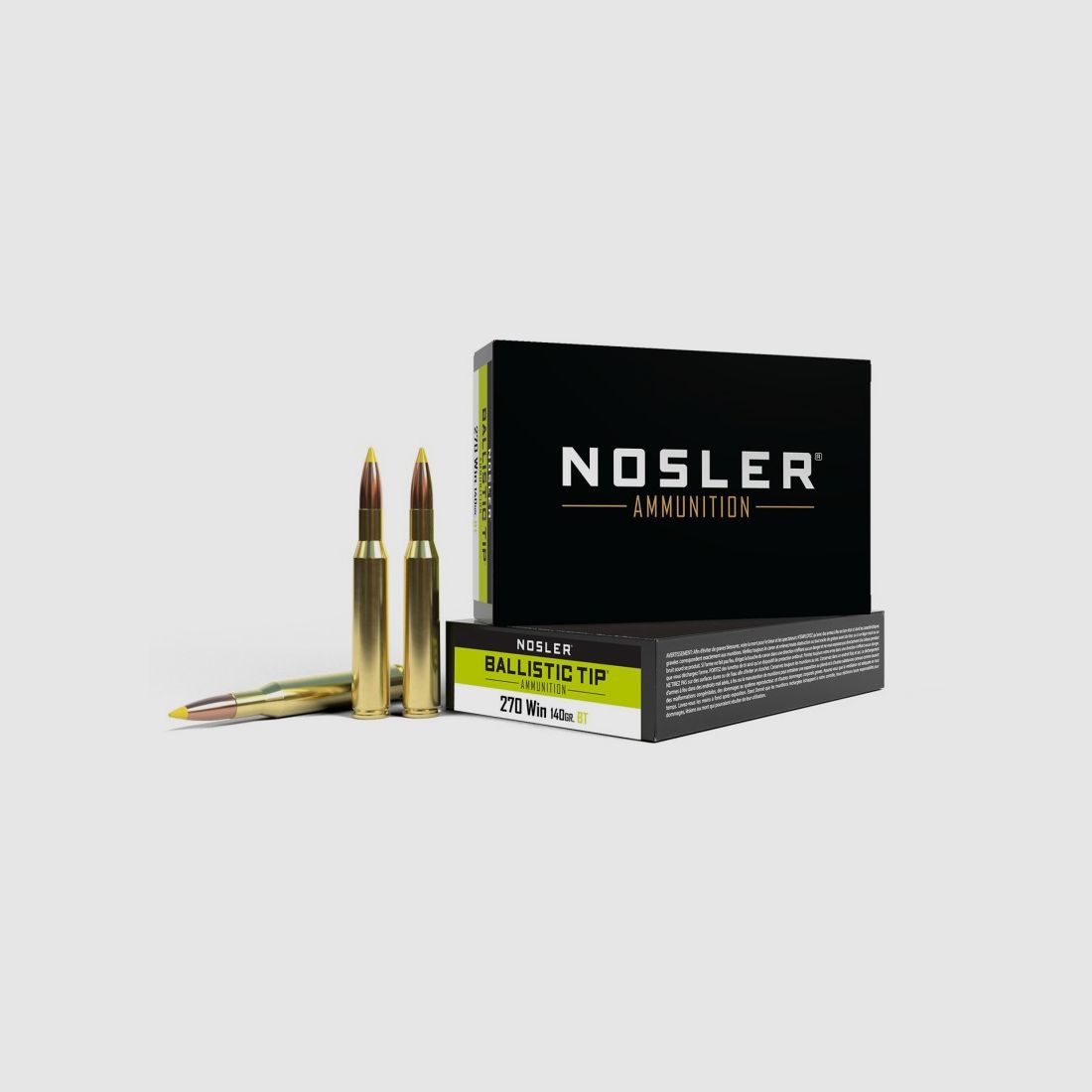 Nosler Munition .270 Winchester 140 gr Ballistic Tip