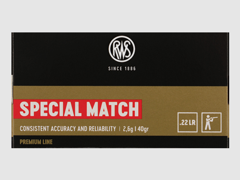 RWS 2134233 SPECIAL MATCH .22 lfB Premium Line 2,6g 40gr