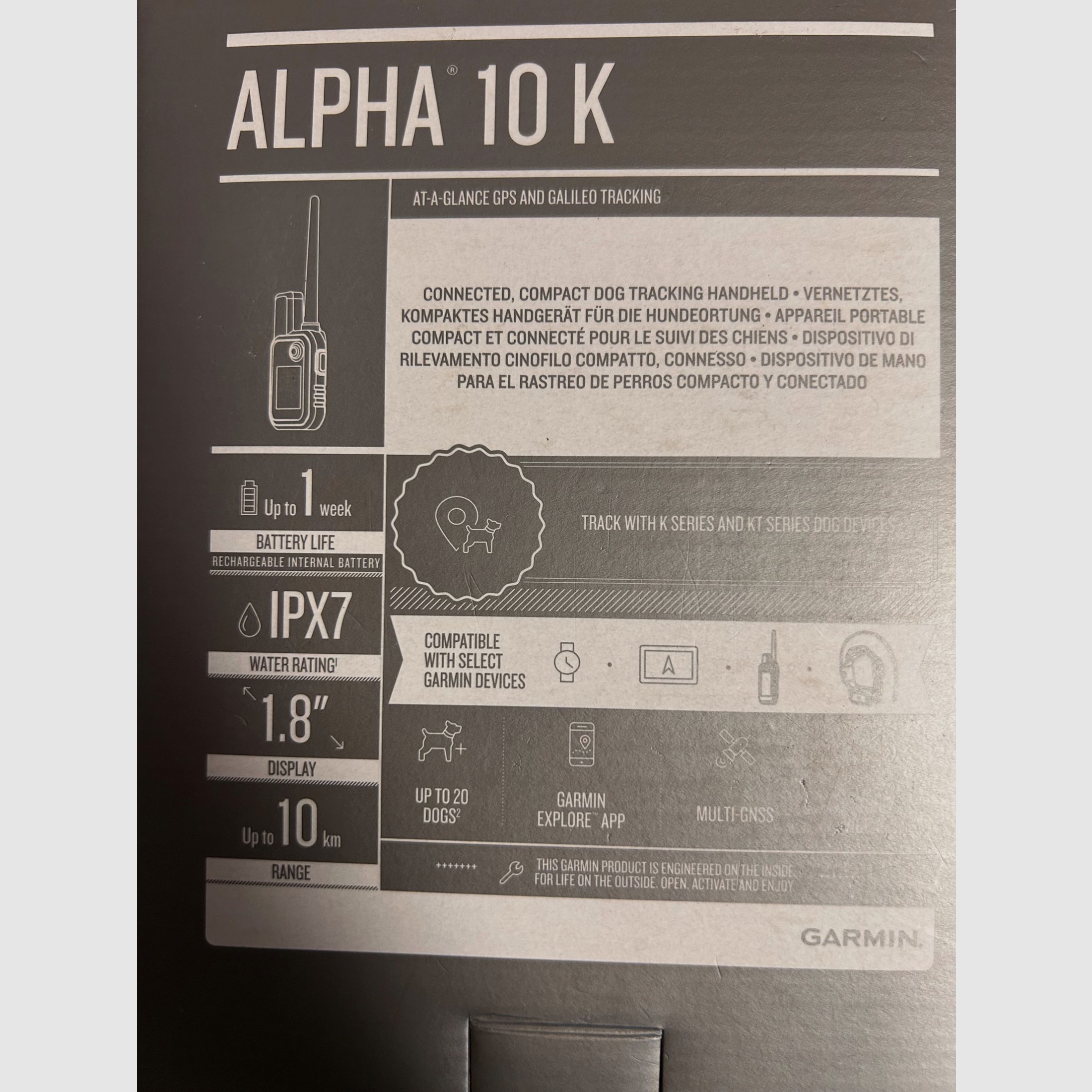 Garmin Alpha 10k lokalizacja psów jak nowy, zdjęcie 4 z 4