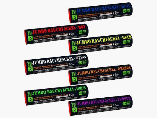 Blackboxx Jumbo Rauchfackel 100 Sek. - verschiedene Farben