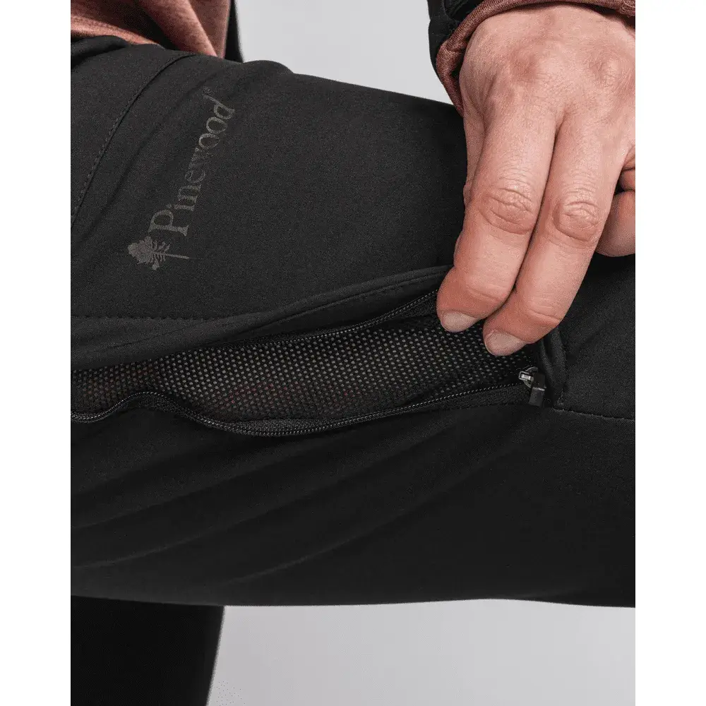 Pantalon Noir Shell Coupe-Vent Stretch Pinewood Wilda Femme, billede 6 af 6