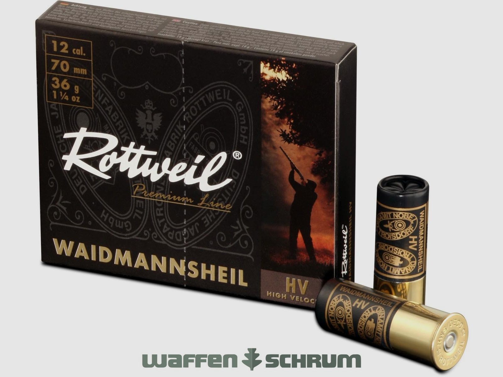 Rottweil 12/70 Waidmannsheil HV  3,0mm - 36g
