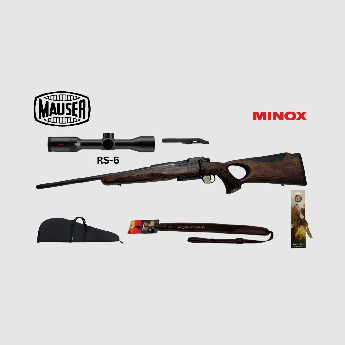 MAUSER 25 Max LINKSAUSFÜHRUNG MINOX RS-6