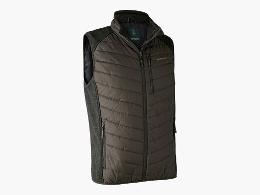 Deerhunter Moor Padded Waistcoat with knit Timber 4XL