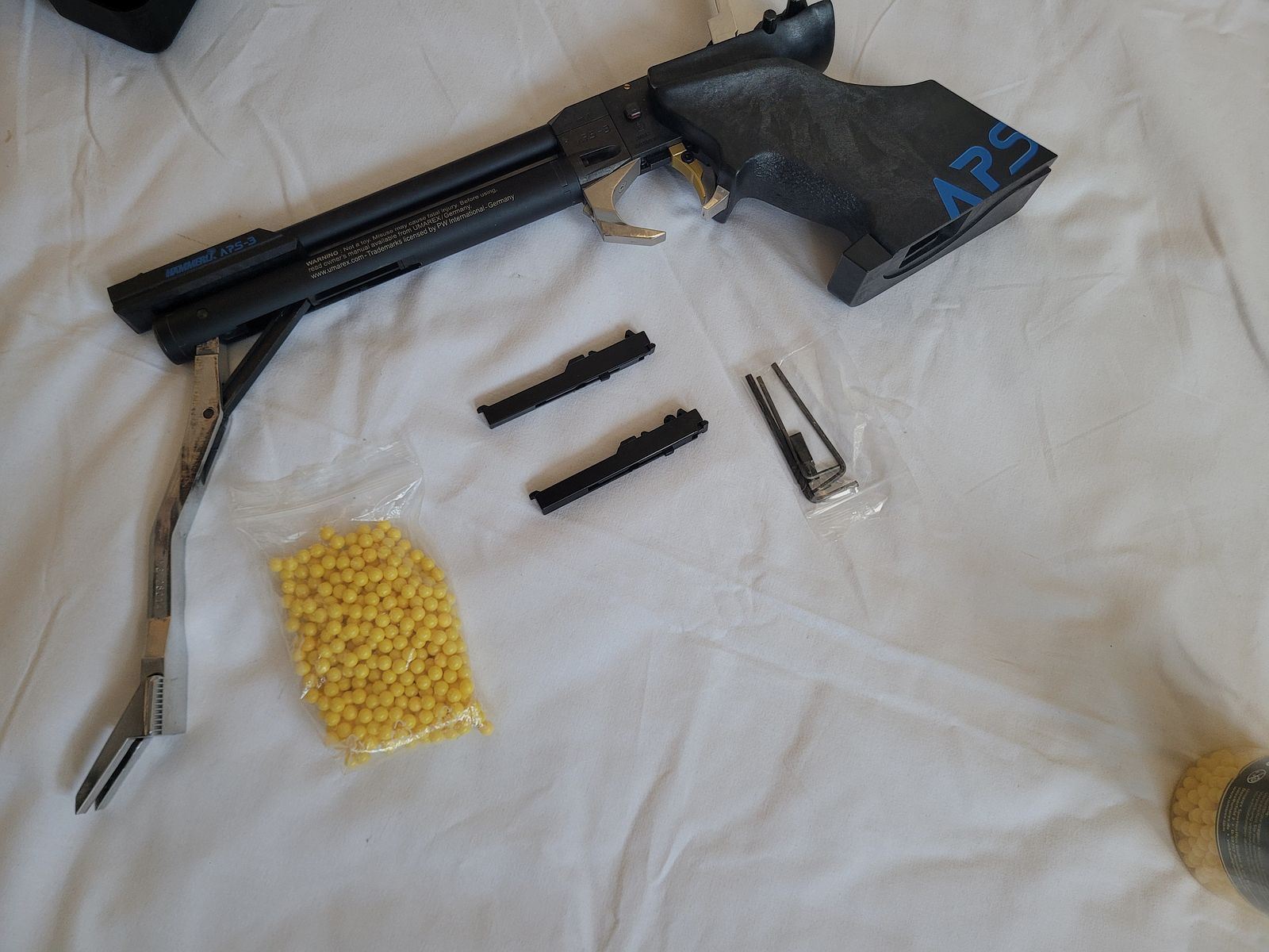 HÄMMERLI MATCHPISTOLE APS 3, 6 MM BB, NAPINACZ POD DŹWIGNIĄ, NIEUŻYWANA, zdjęcie 6 z 7