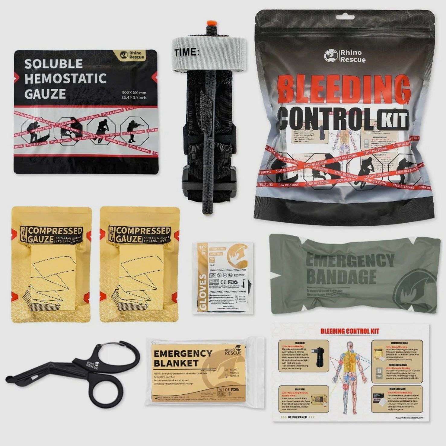 RHINO RESCUE Bleeding Control Kit
