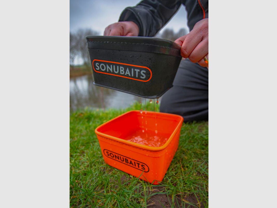 SONUBAITS – EVA BAIT TUB & STRAINER SET | LARGE 5L (CONTAINER SET + STRAINER), image 6 of 6