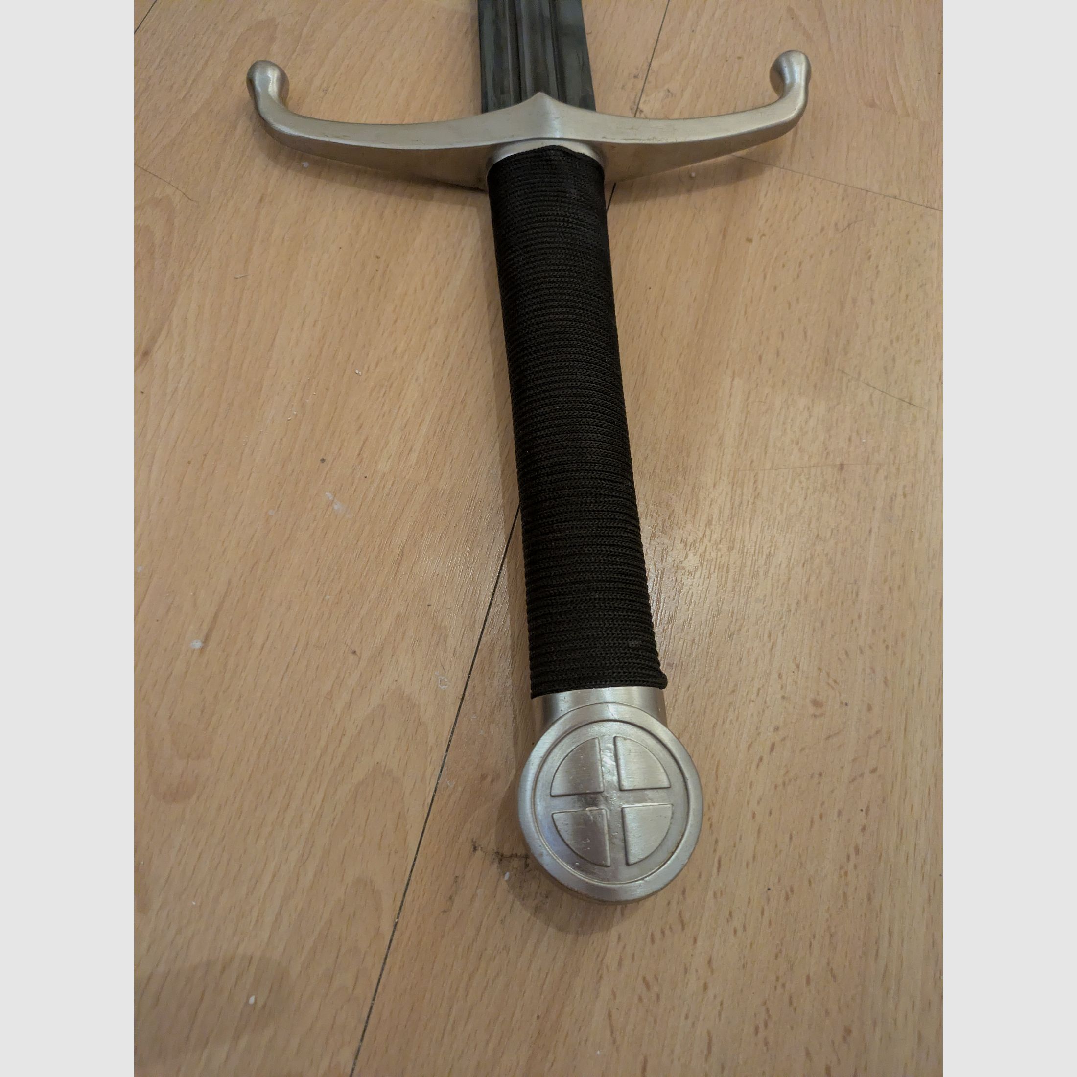 Medieval sword with sheath - approx. 80 cm blade - Black