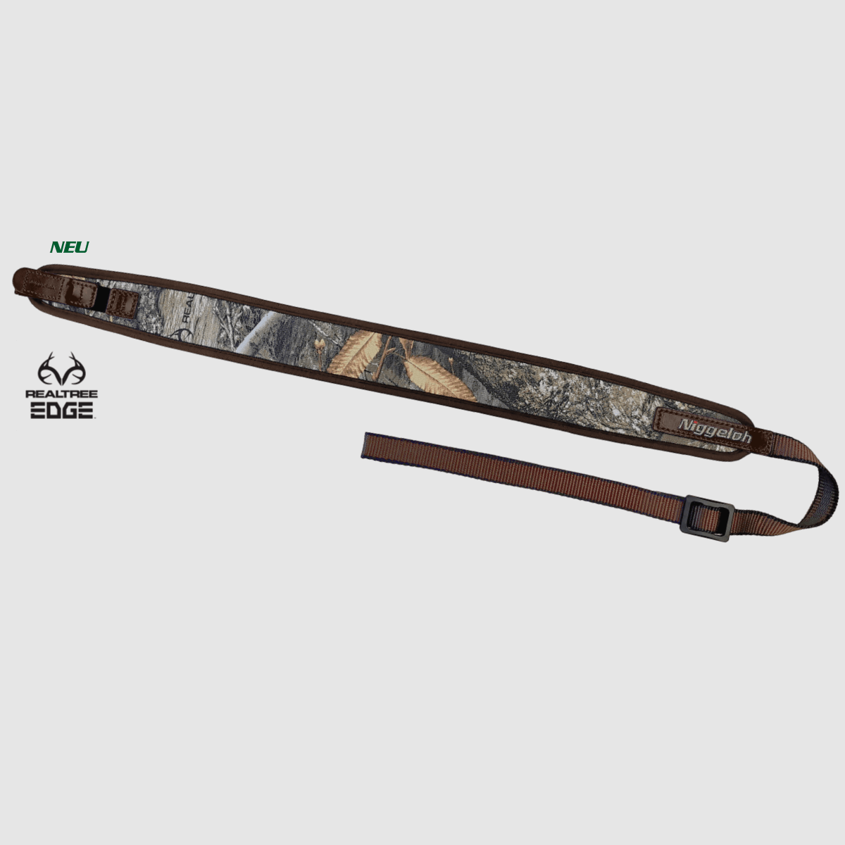 Niggeloh 221100004 Gewehrgurt Neopren Realtree EDGE mit SV