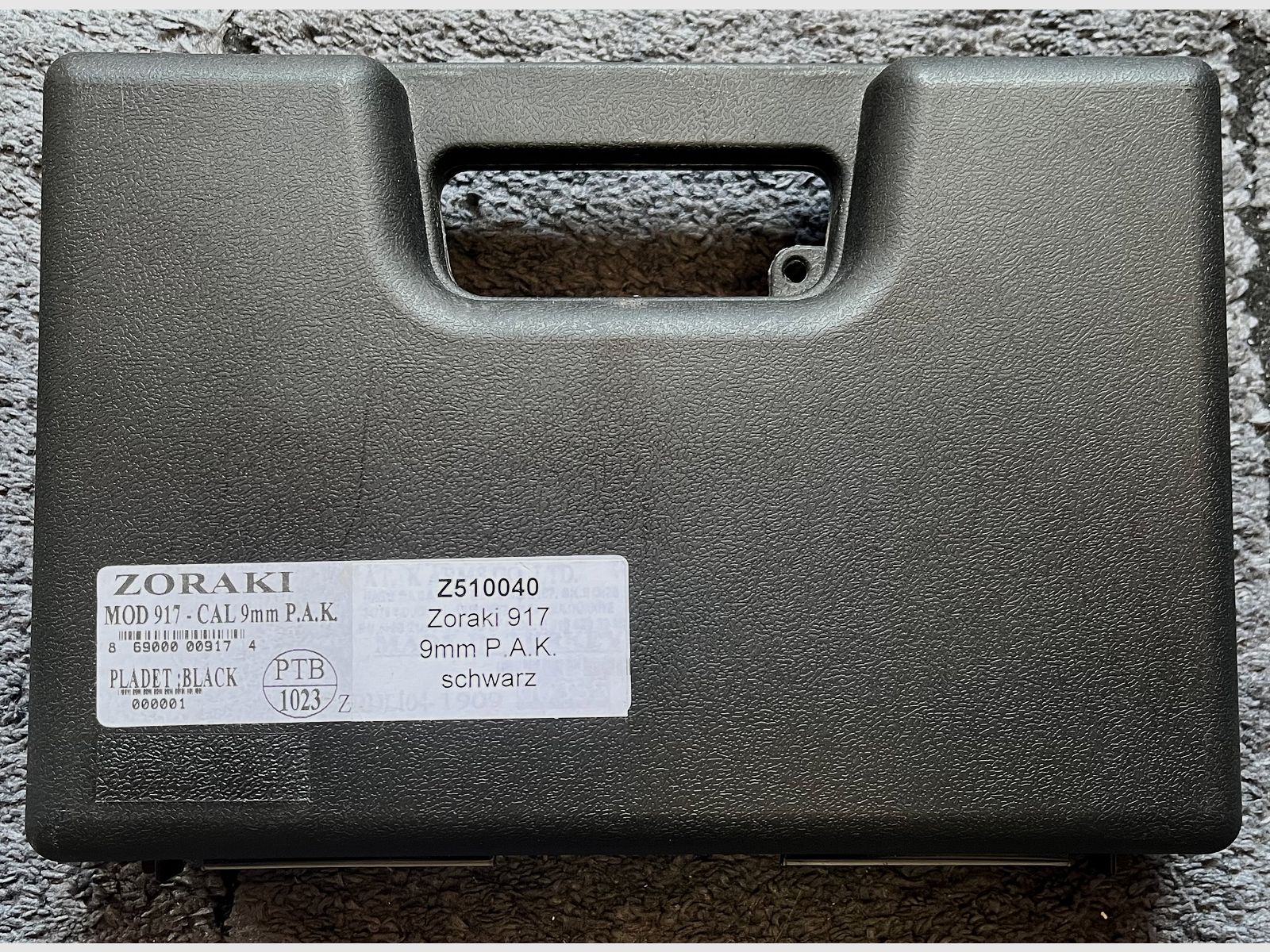 Zoraki 917 Schreckschusspistole 9mm P.A.K. - schwarz - Gebraucht