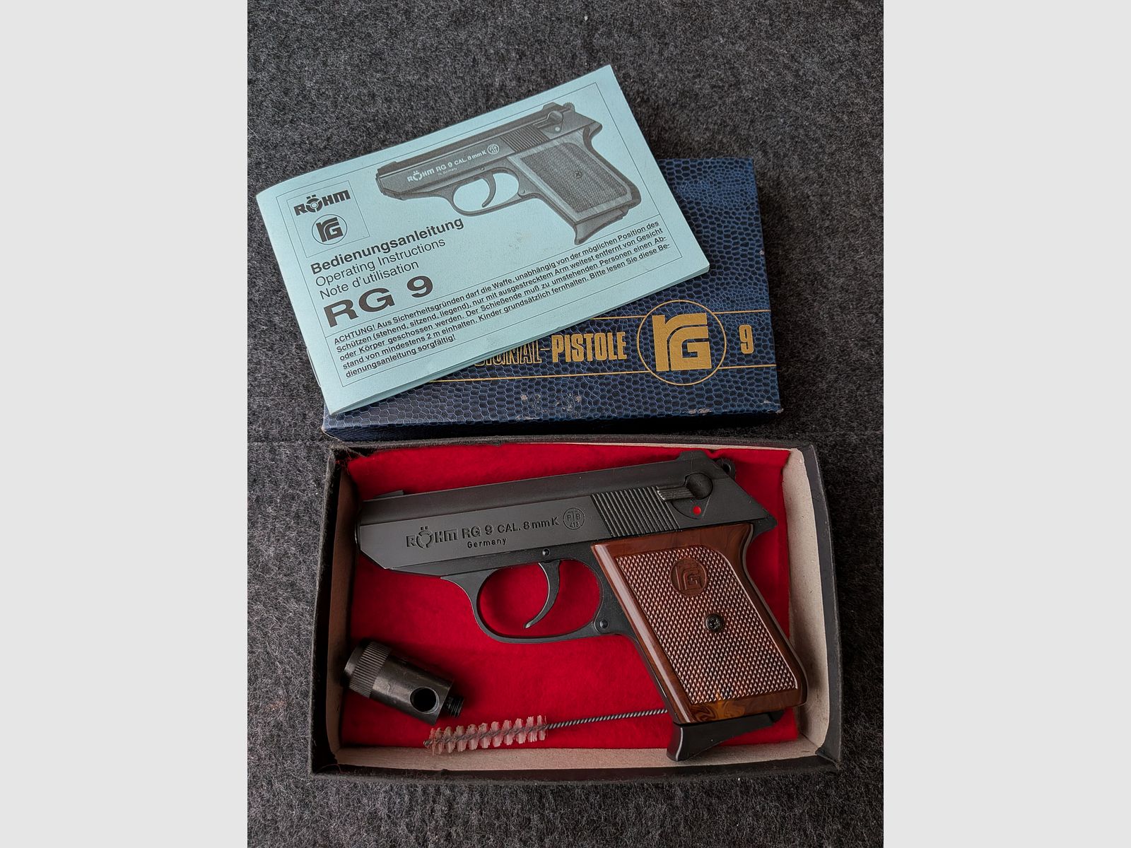 Röhm RG 9 (RG9) cal. 8mmK ++PTB 413++blank firing pistol