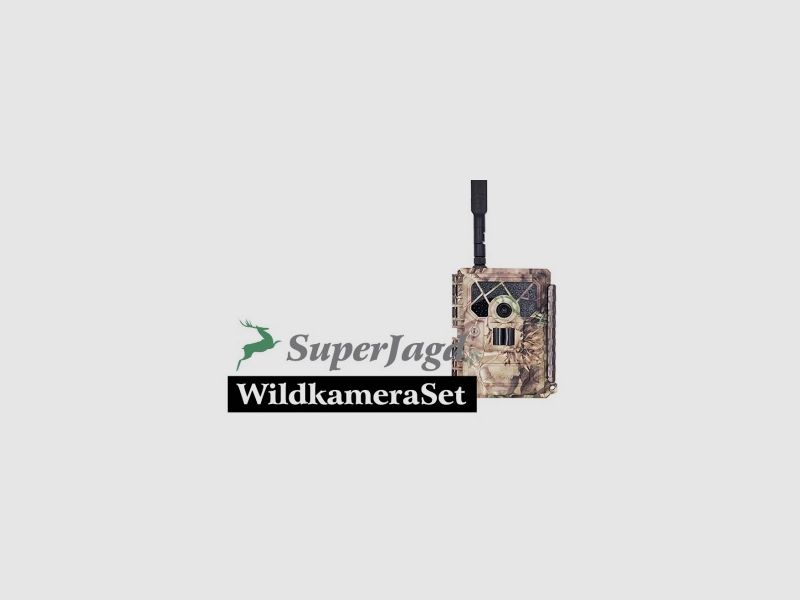 SuperJagd Set di Fotocamere per la Fauna 5 con Fotocamera per la Fauna Uovision Glory 4G LTE