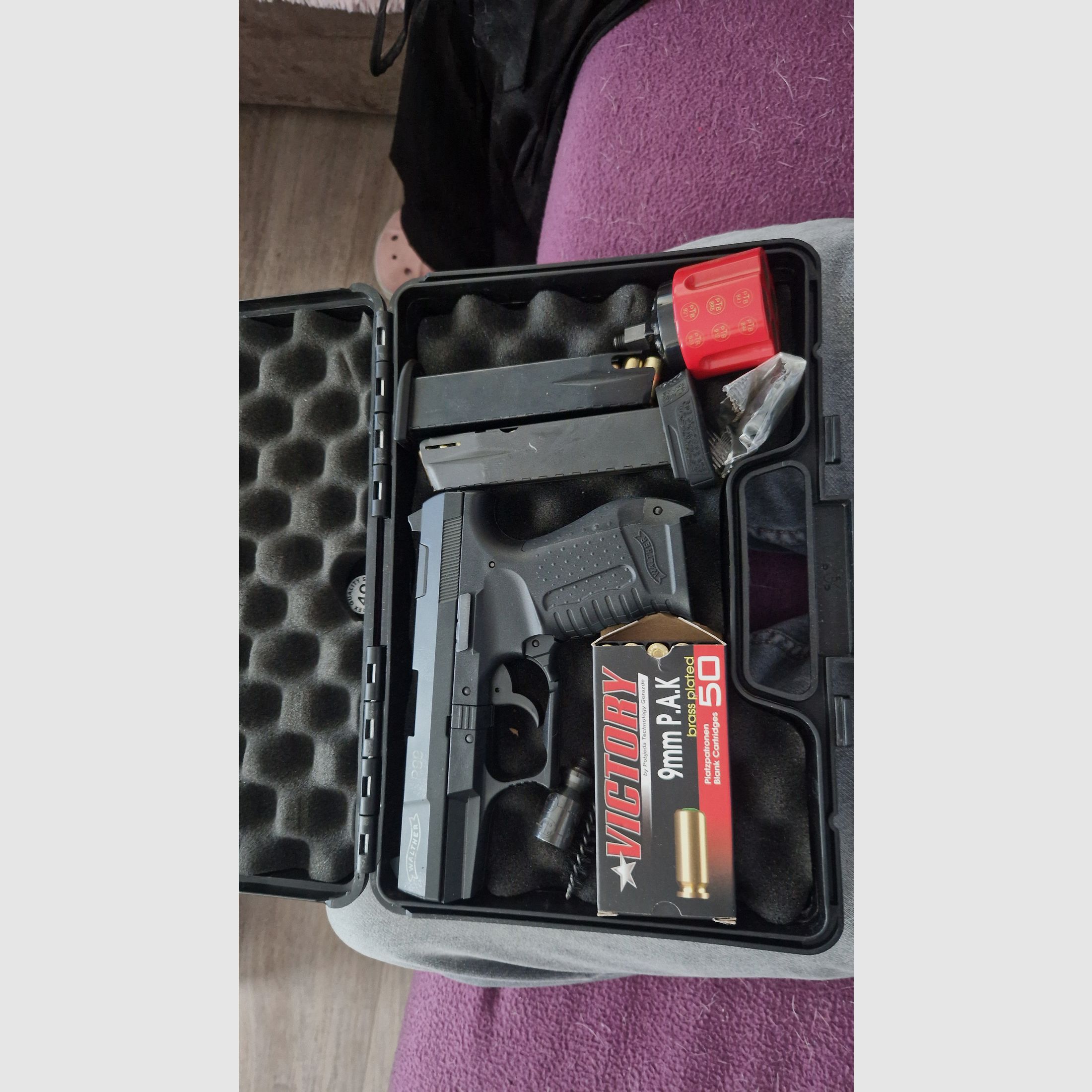 Walther P99 blank firing