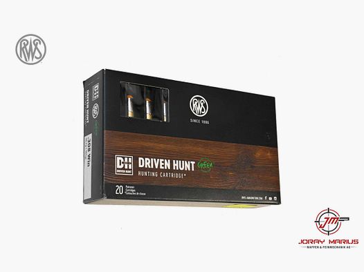 .308 Win RWS Driven Hunt 10.7g 165gr Bleifrei