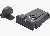 LPA SPR96BE07 Micrometer Sight Set for Beretta 92 Stock and Brigadier – Black Sight Picture