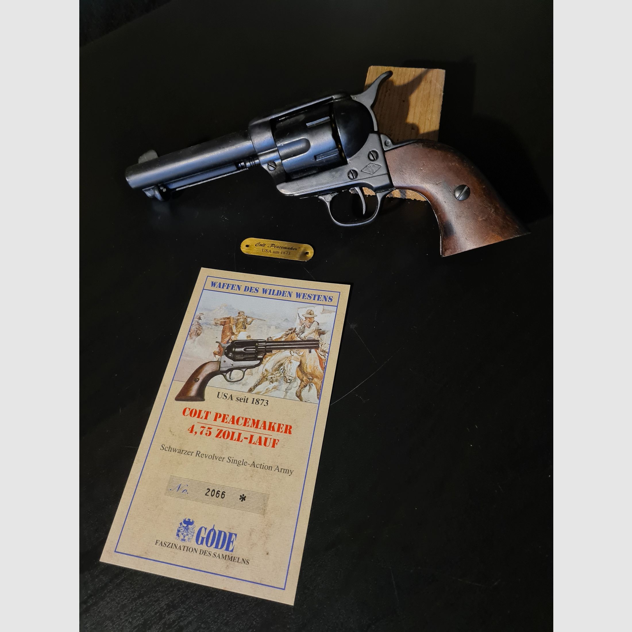 COLT PEACEMAKER 4,75 INCH LOOP Decoratiewapen