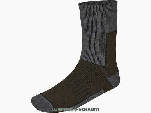 Seeland Socks Field Thermo Pine Green Melange/ Grey