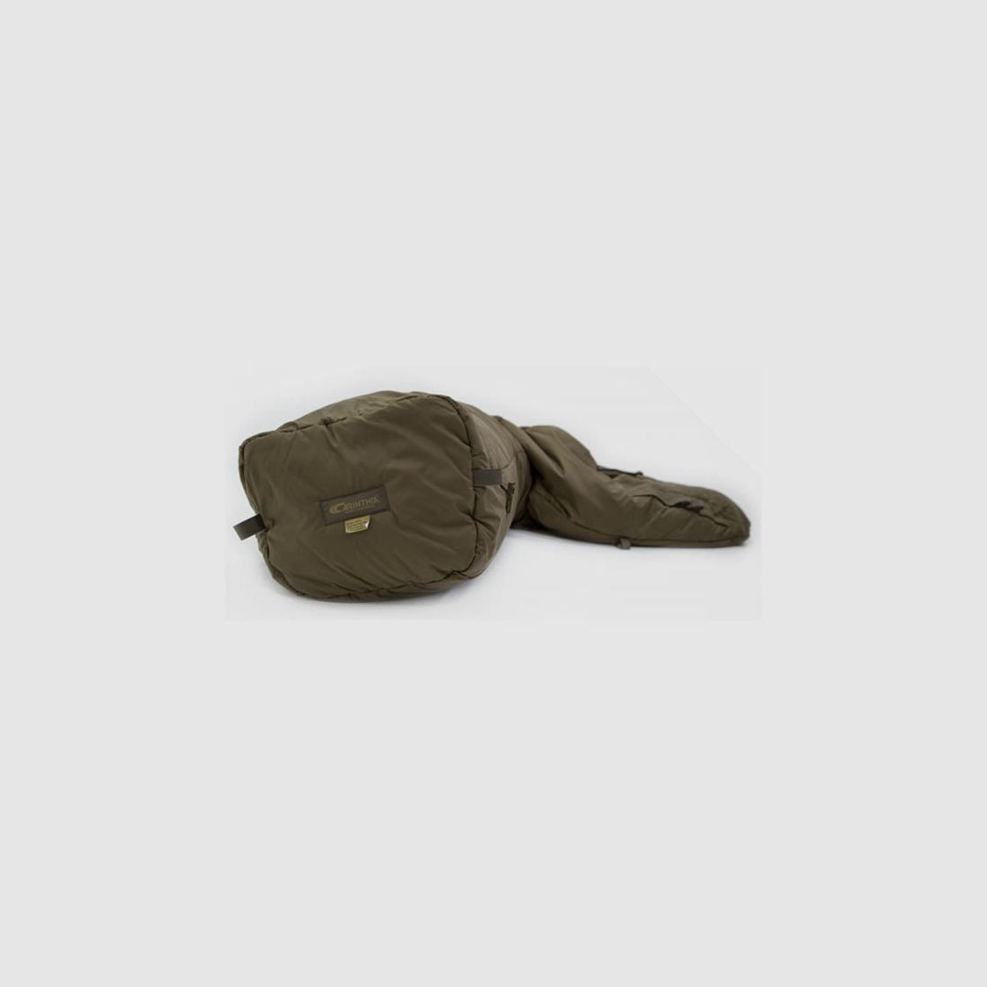 Synthetic sleeping bag SURVIVAL ONE, size L up to body height 200cm zipper center, olive, image 5 of 10
