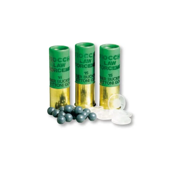 FIOCCHI 12/70 RUBBER BUCKSHOT, image 1 sur 2
