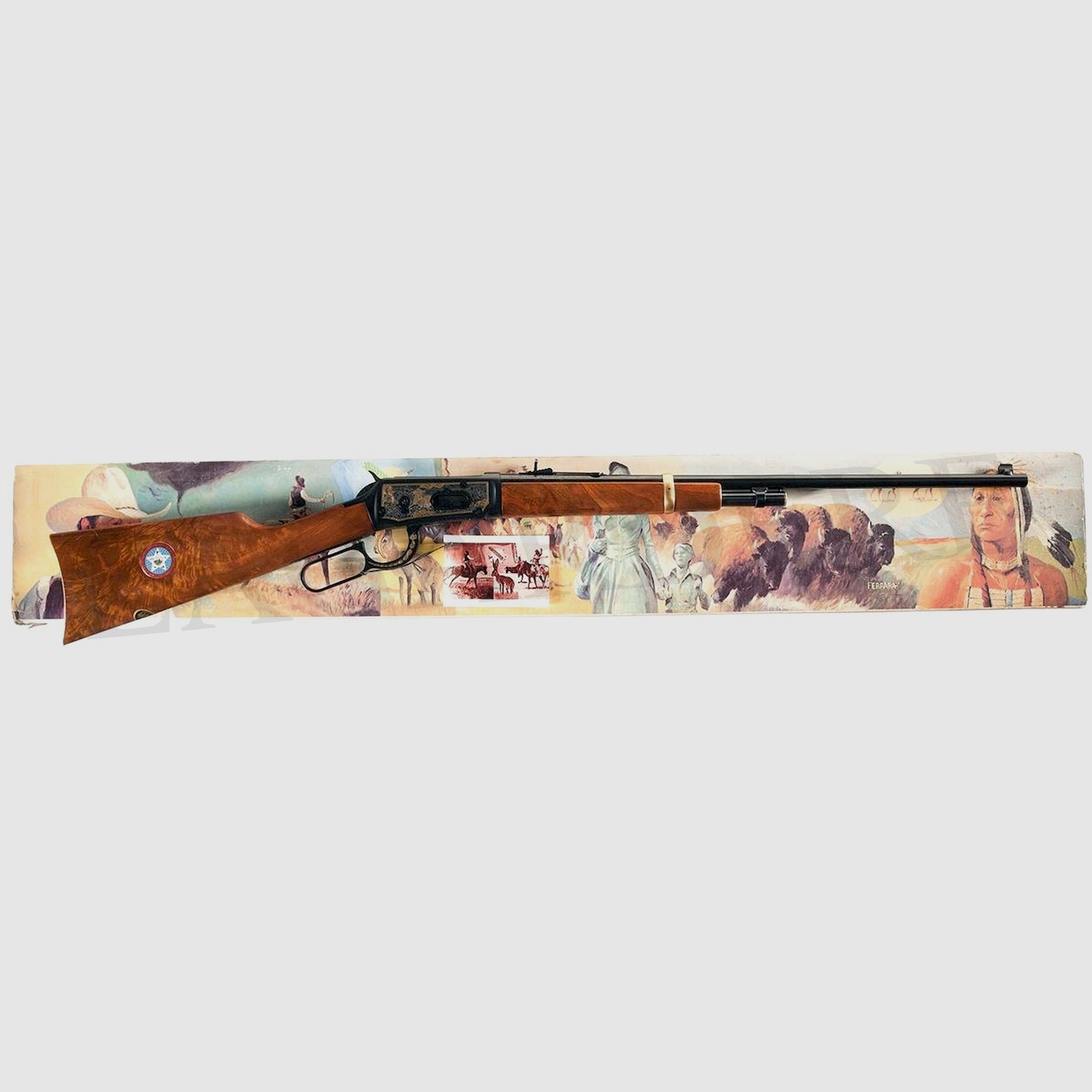 WINCHESTER OKLAHOMA DIAMOND JUBILEE(CARABINE A LEVIER)
