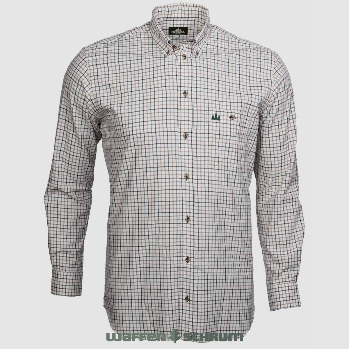 Foresta Hemd Natur kariert