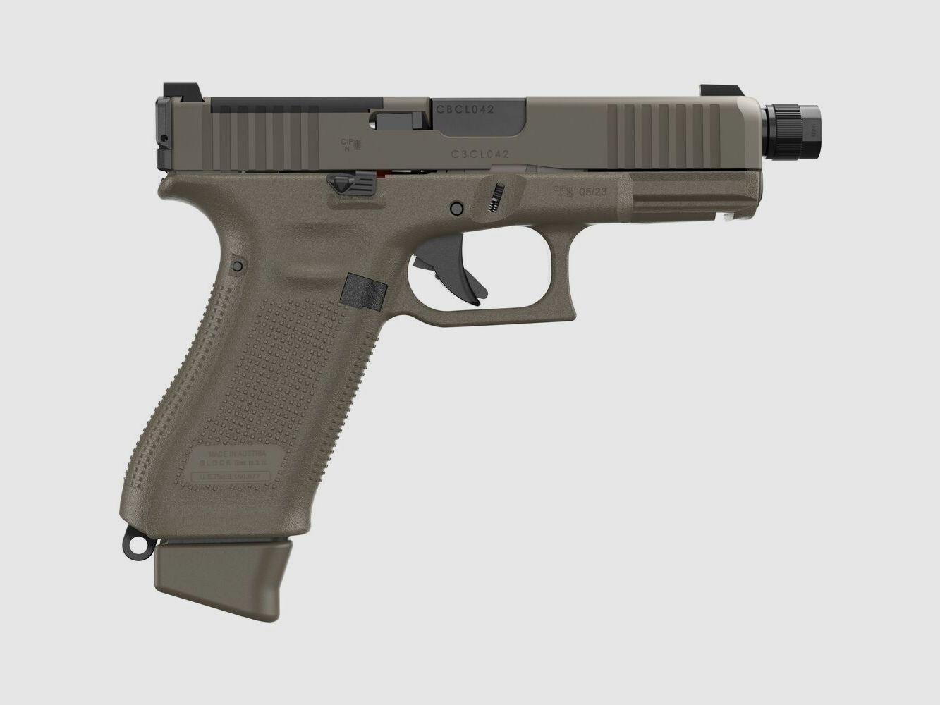 Glock Pistole 45 Gen5/MOS Hunter Edition 9 mm Luger