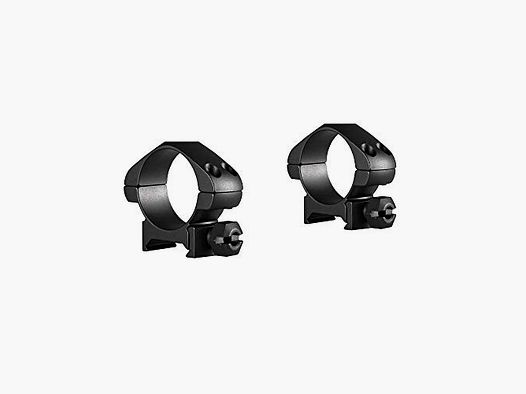 HAWKE 23005 30mm Precision Steel Ring Mounts Low for Weaver Rail