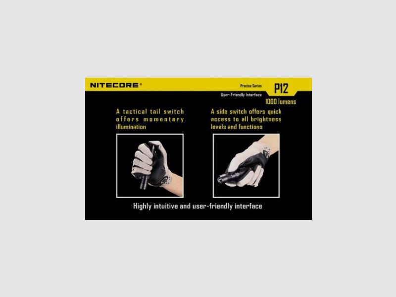 Nitecore P12 lampe de poche Pocket Rocket 1000 lumens, image 4 sur 9
