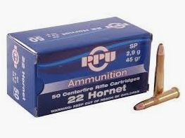 Patrony Prvi. Kal. 22 Hornet-45 SP (1 Pudełko 50 szt.)