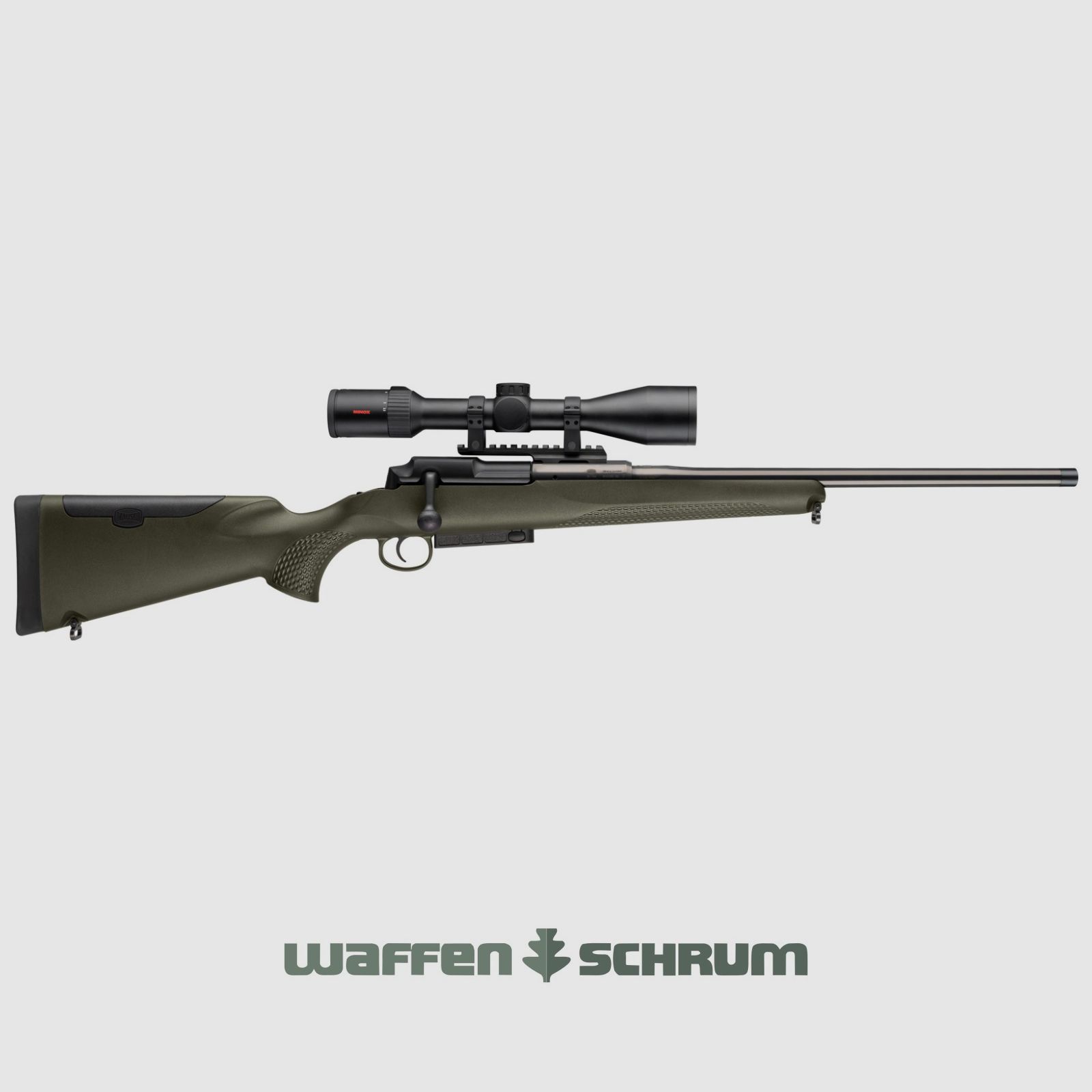 Mauser M25 Extreme Grün Komplettangebot / Mauser 25 Extreme Grün Set inkl. Zielfernrohr mit abnehmbarer Montage, optional Schalldämpfer
