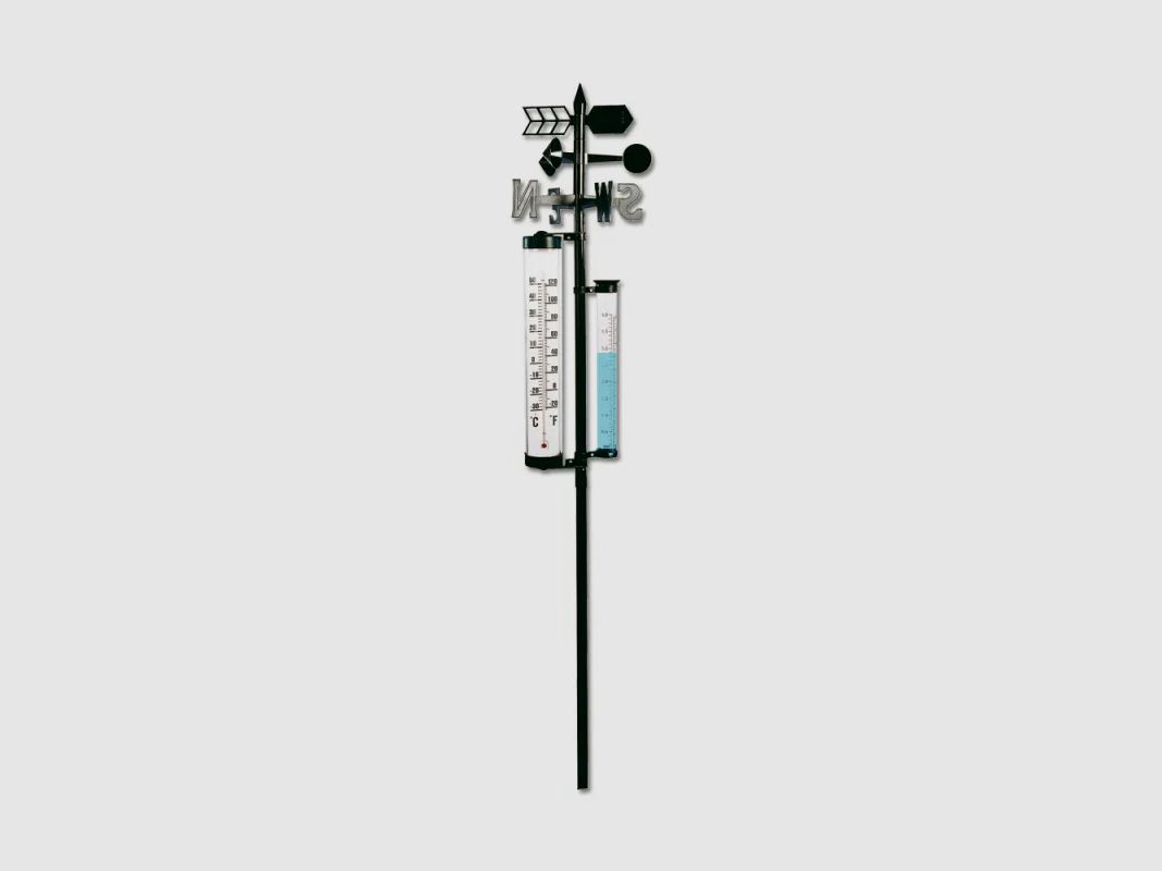 Gartenthermometer mit Wetterfahne, Bild 1 von 2