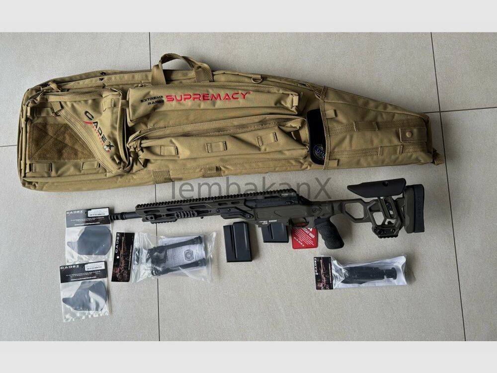 CADEX CDX-R7 CPS (w tym dwójnóg, hamulec wylotowy i kolce ziemne) .308Win, zdjęcie 1 z 9