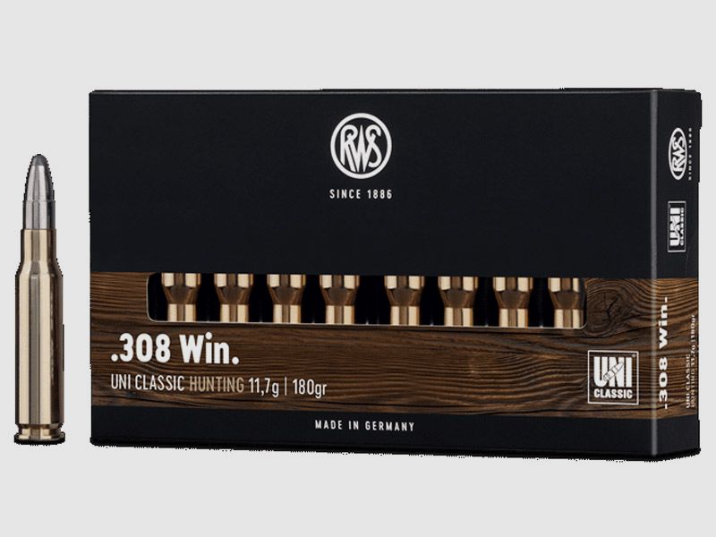 RWS .308Win UNI Classic 11,7g - 180gr