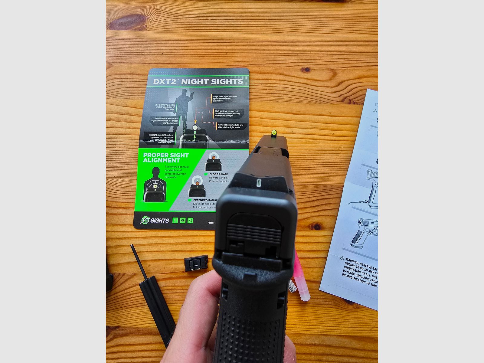 Glock 17 Gen 4 mit XS Sights Tritium | Komplettpaket
